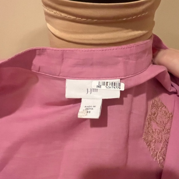 J. Jill Wearever Pink Collection Medallion Print Tunic, size XS - Picture 7 of 8